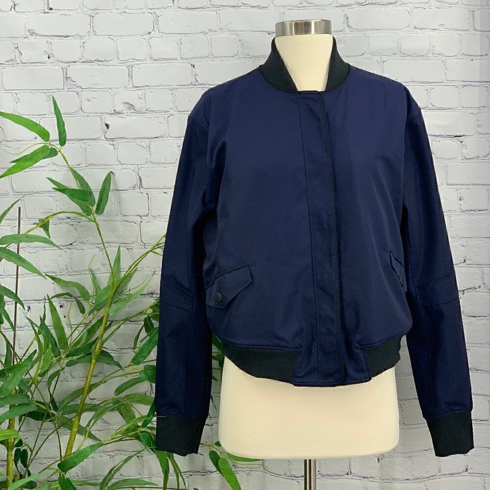 Under Armour Navy Blue Snap Button Closure Jacket